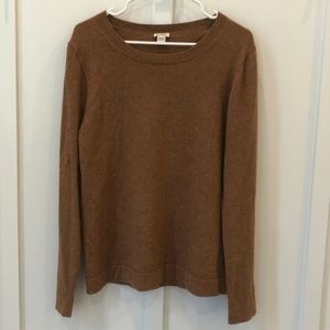 J. Crew Factory Dark Carmel Sweater